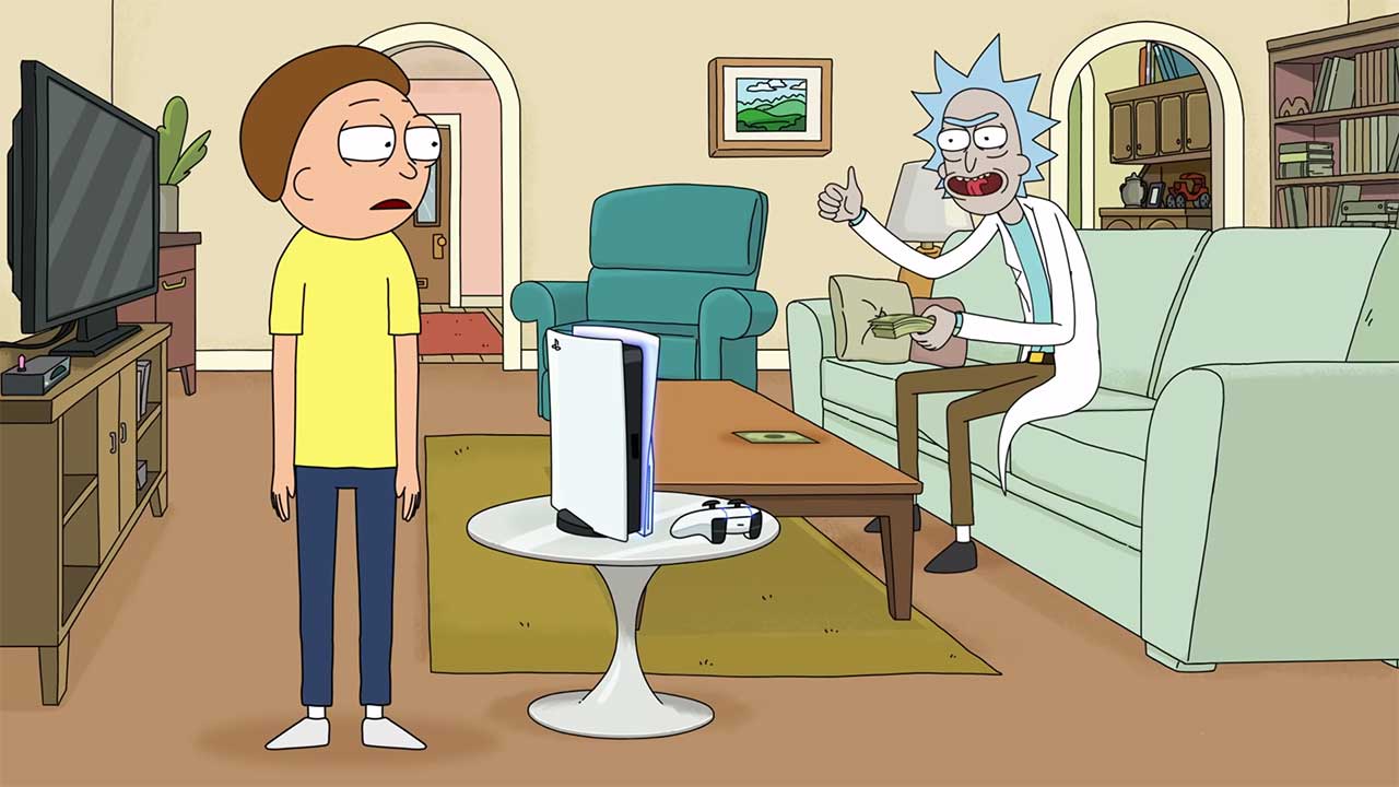 „Rick and Morty“ machen Werbung für die PlayStation 5