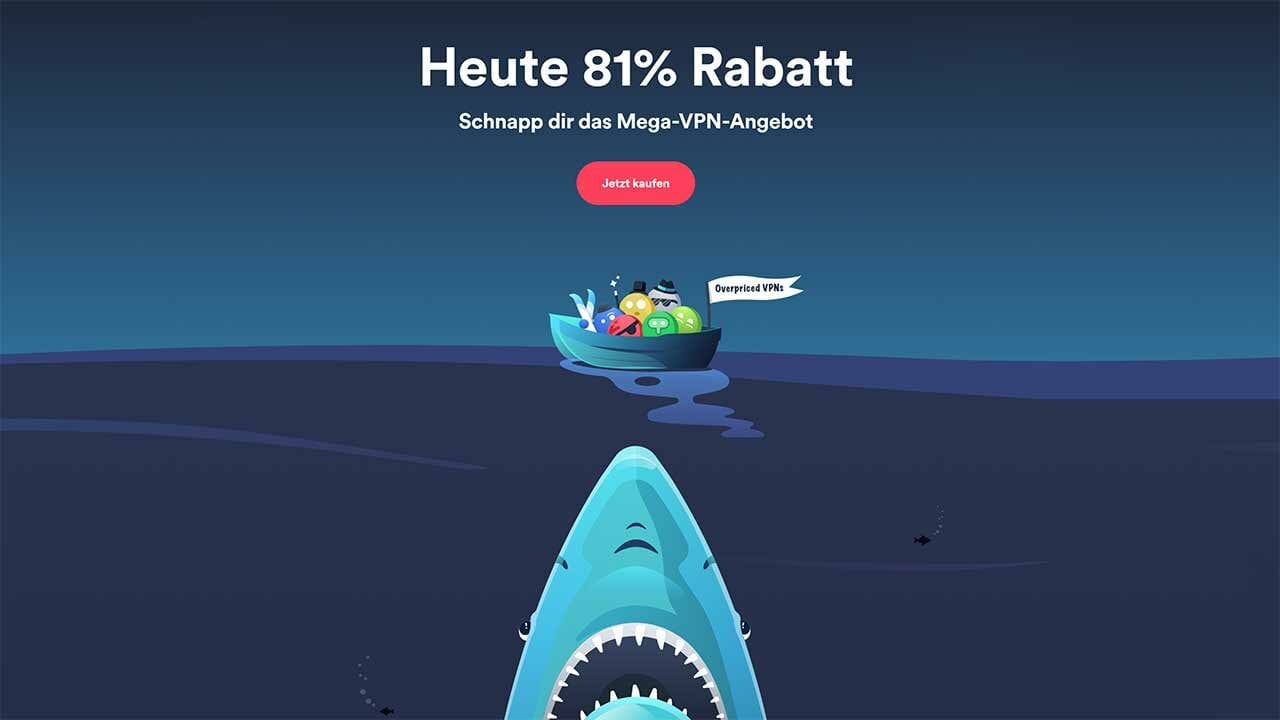 Sicher dir Surfshark VPN zum Angebotspreis!