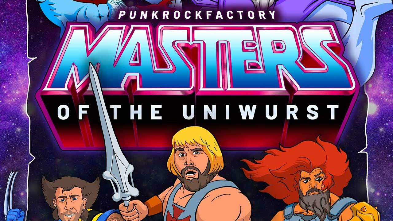 Punkrock-Cover alter Cartoon-Themes: „Masters of the Uniwurst“