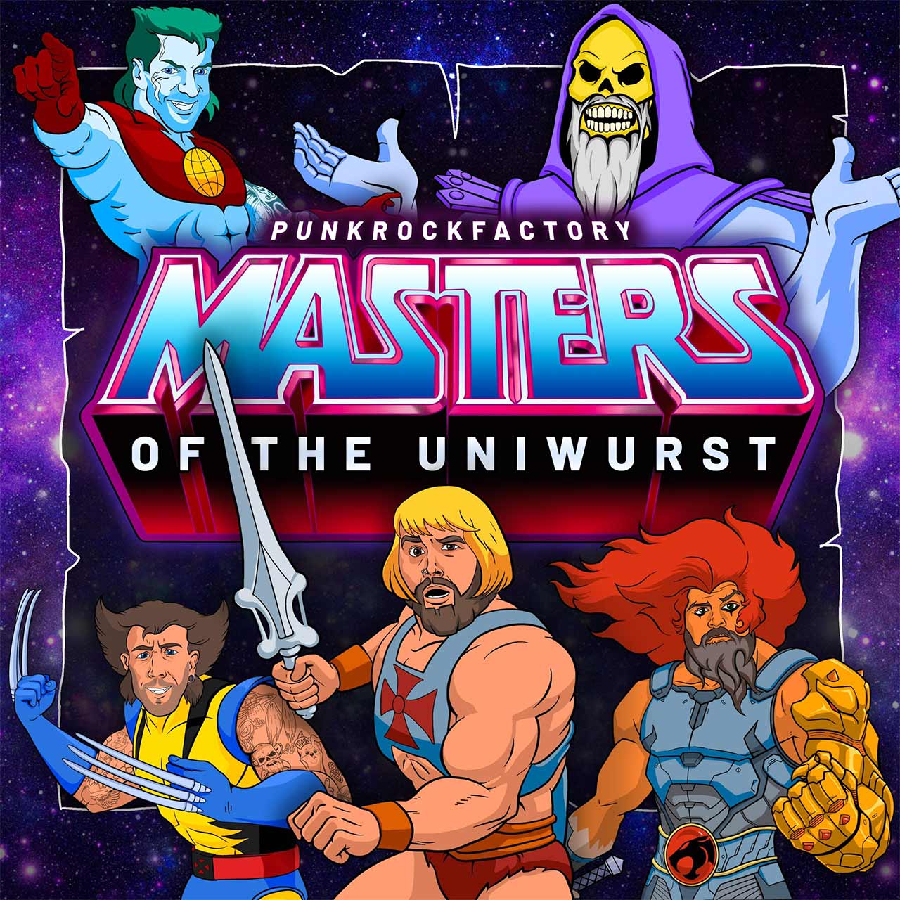 Punkrock-Cover alter Cartoon-Themes: „Masters of the Uniwurst“
