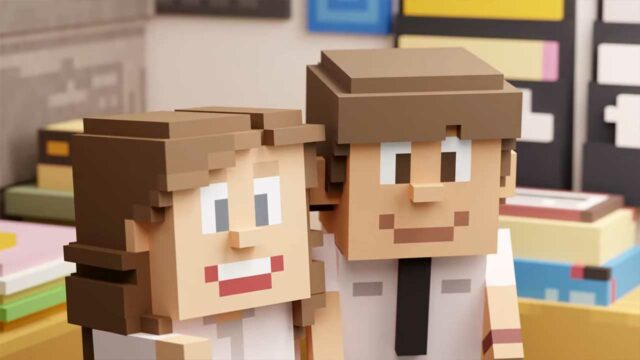 „The Office“-Intro im 3D-Pixel-Minecraft-Look