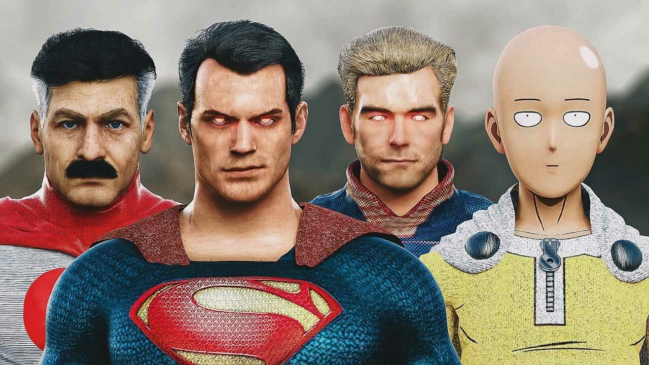 Homelander vs. Superman vs. Omni-Man vs. Saitama