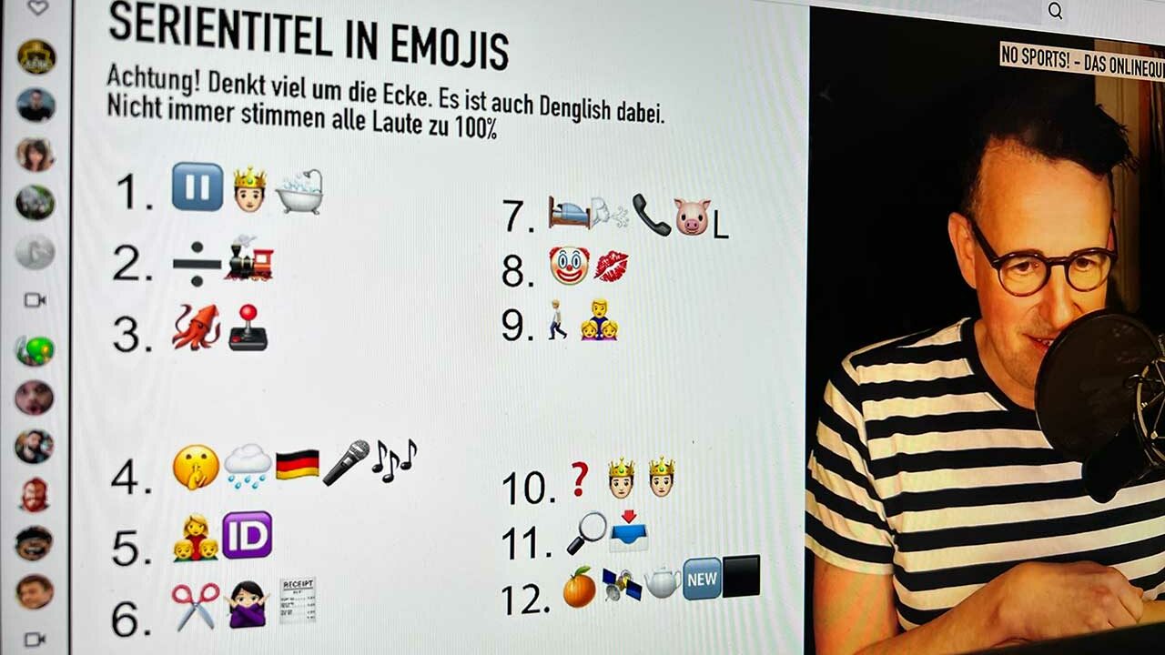 Quiz: Serientitel in Emojis dargestellt