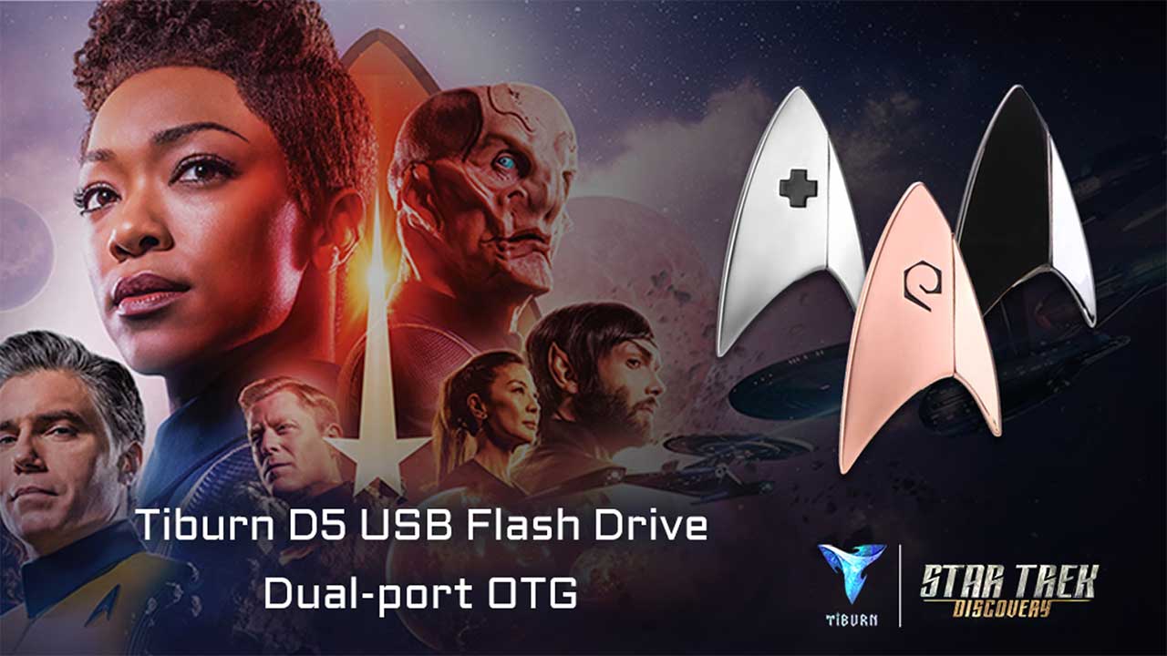 „Star Trek“-Abzeichen als USB-Sticks