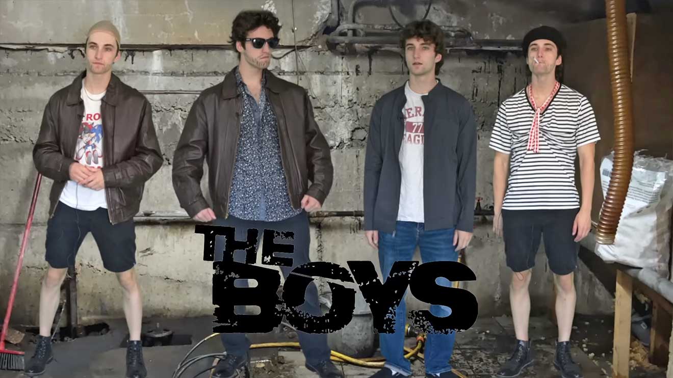 Billige Ein-Mann-Parodie von „The Boys“