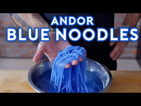 Blaue Nudeln aus "Star Wars: Andor" nachgekocht