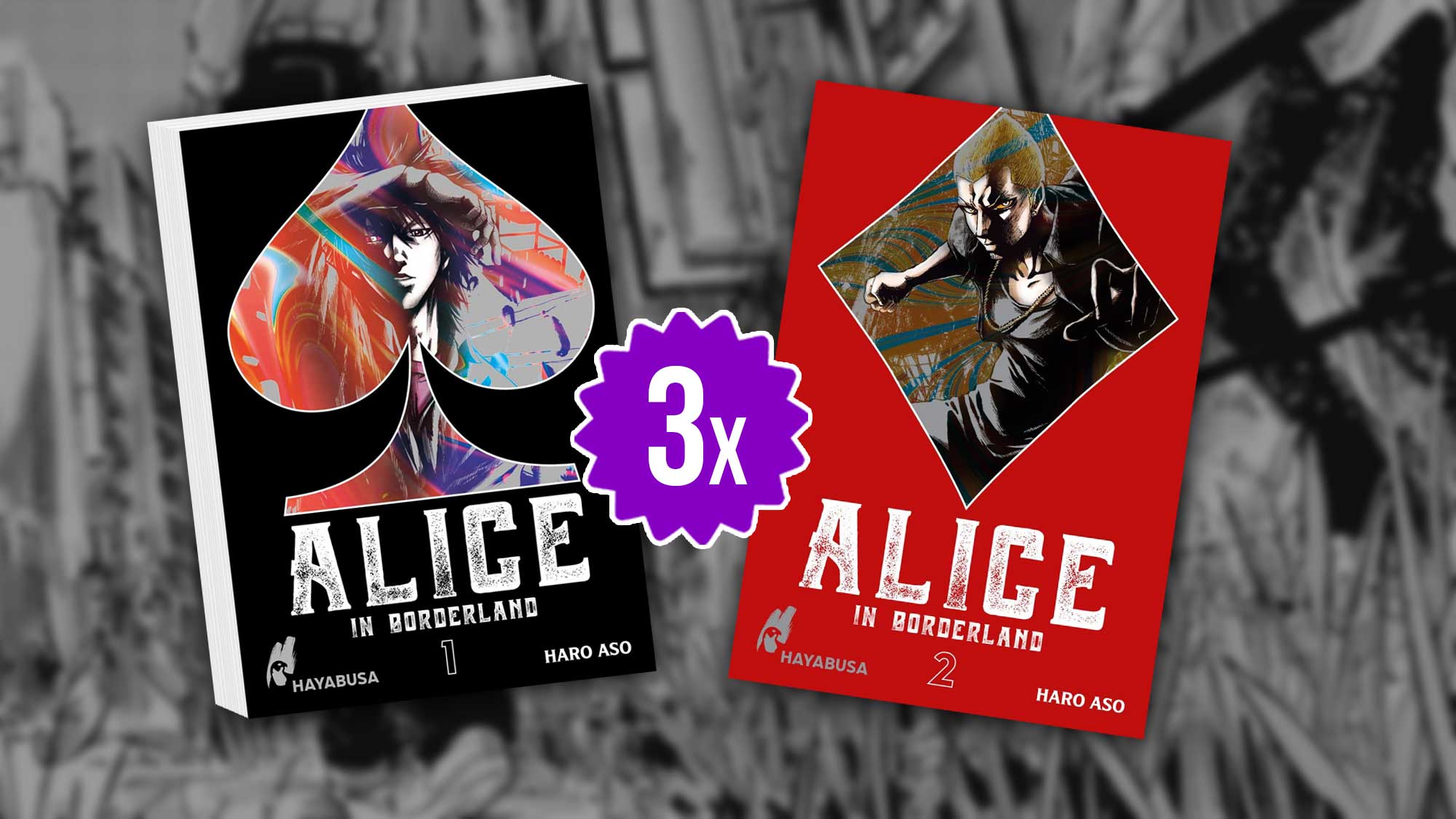 Deutsche „Alice in Borderland“-Comics zu gewinnen!