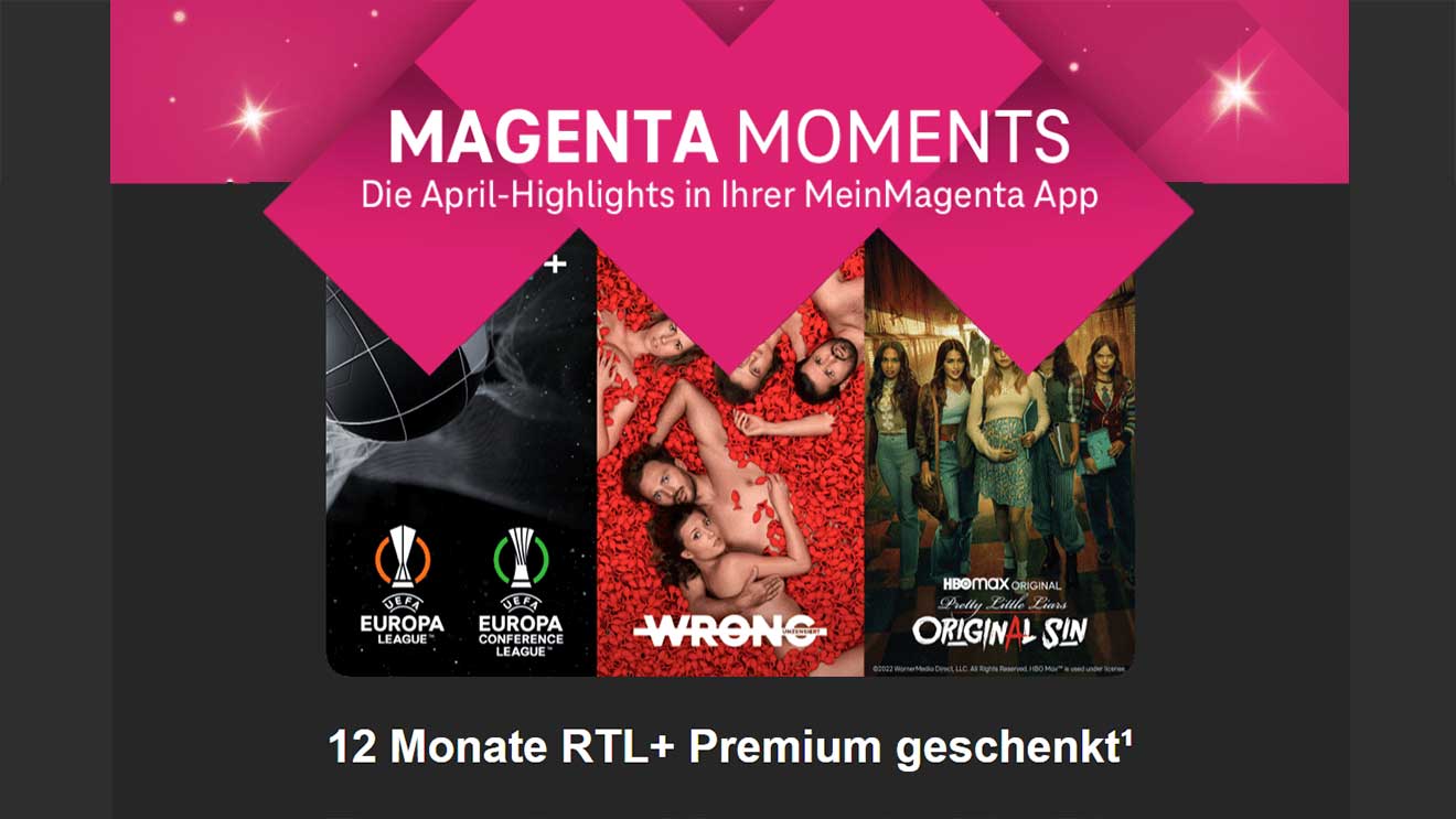 RTL+ Premium gratis: 12 Monate über die Telekom-App