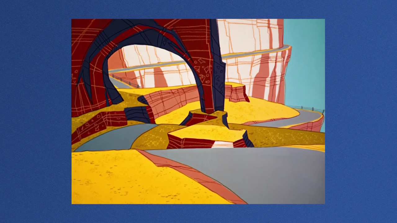 Die kunstvollen Hintergründe in den „Looney Tunes“-Zeichentrickserien