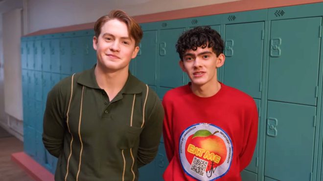 Set-Tour zu „Heartstopper“ mit Kit Connor und Joe Lock