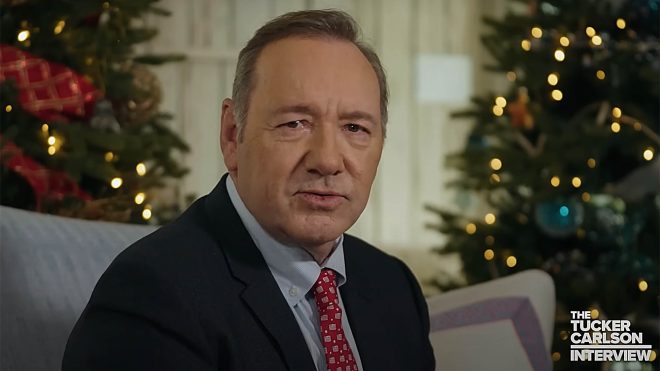 Tucker Carlson Kevin Spacey Frank Underwood Netflix Christmas