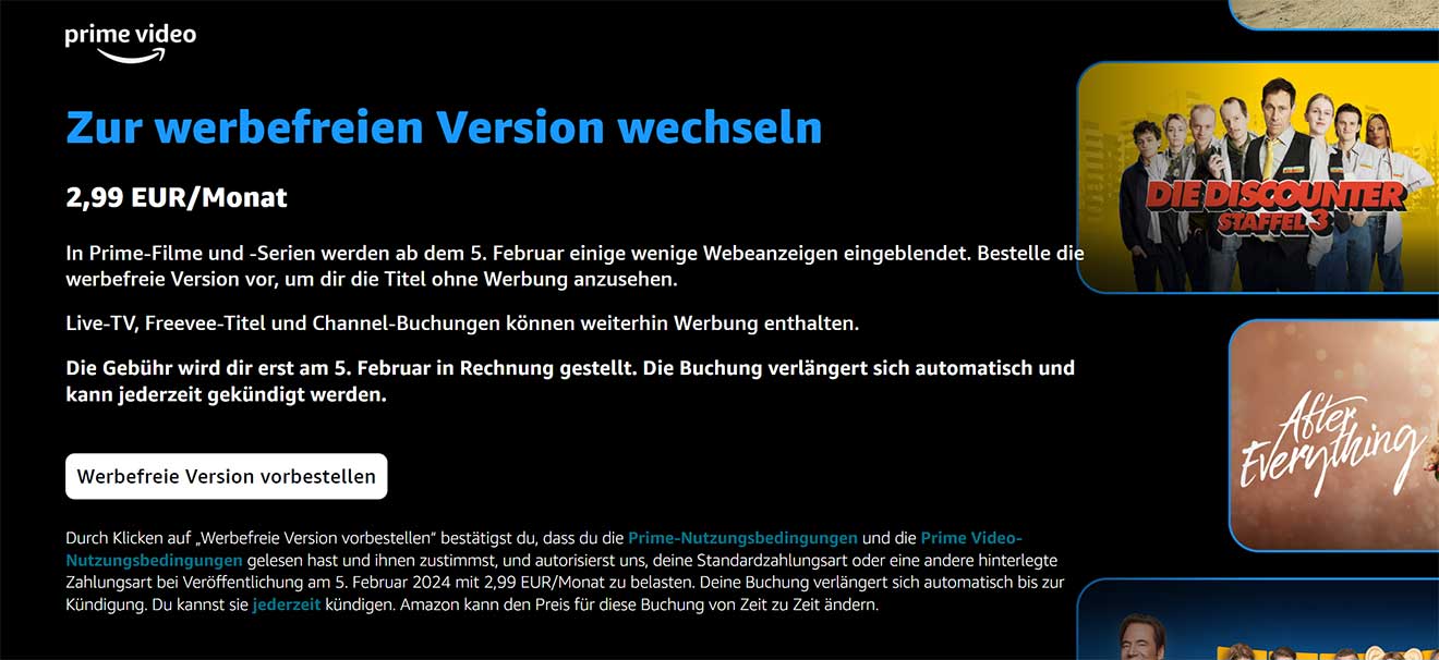amazon-werbefrei