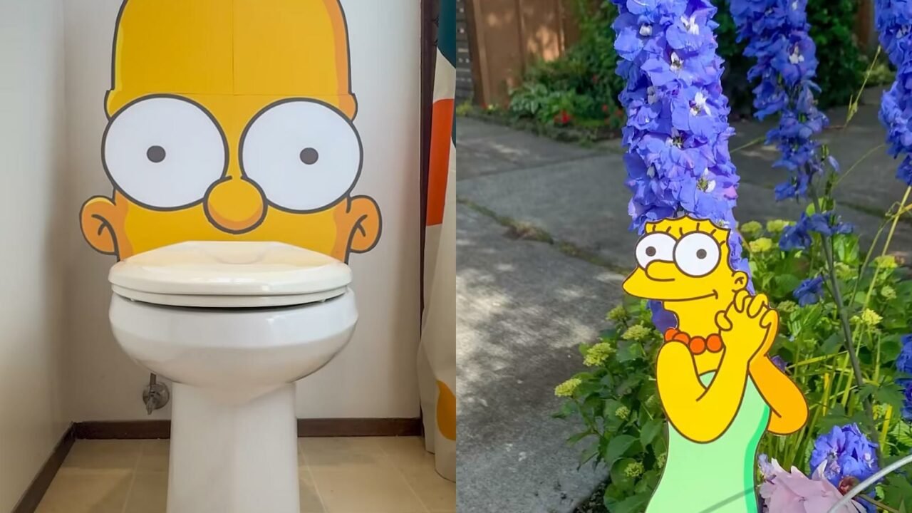 Lustige „Simpsons“-Sticker-Art von Rudy Willingham