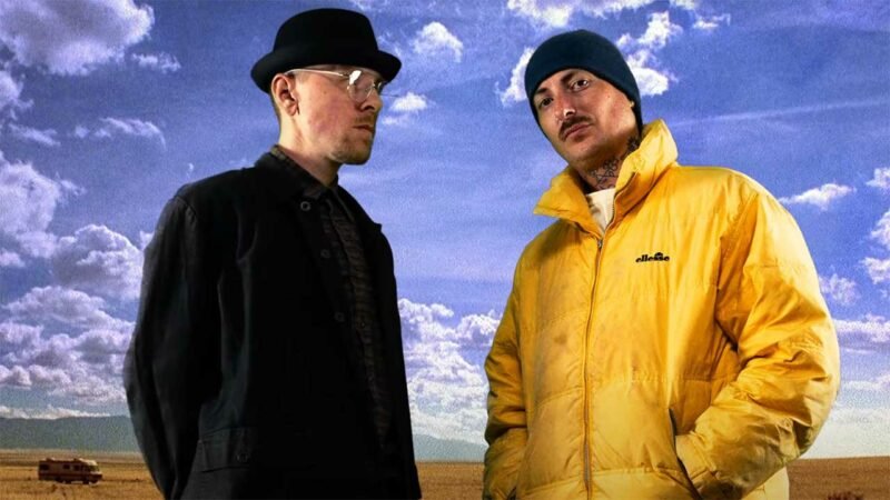 Im Musikvideo zu „HDTV“ stellt die Band Snake Eyes TV-Formate nach